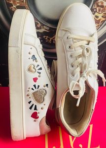 Aldo White Used Shoes