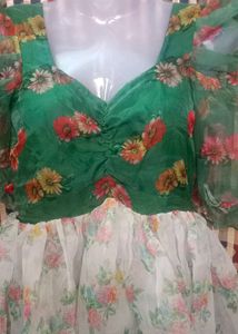 tranding organza dress