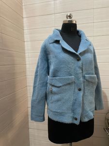 Pintresty imported Blue Fuzzy Jacket