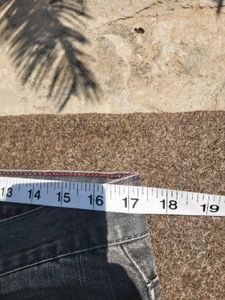 Gray Wash Denim Jeans