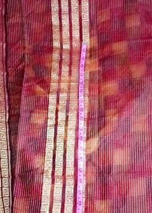Net Stall In Red And Golden With Tassels