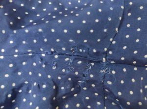 A Polka dot jumpsuit