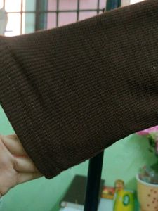 Brown Knit Top - Size Medium