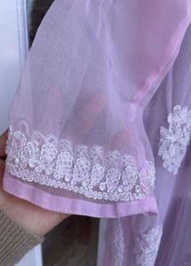 Pink Chikankari Kurti