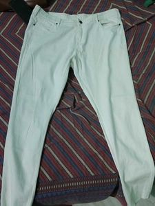 Here & Now Women's White Denim Jeans