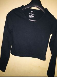 Black Full Sleeve Top