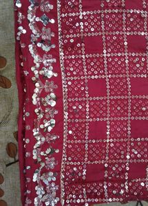 RED KURTA SET BRIDE DRESS