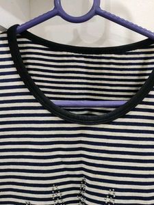 Black Stripes Top