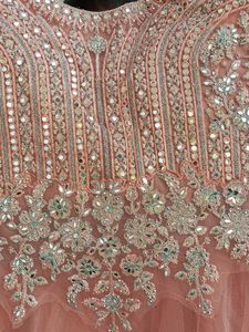 Partywear Gown With Separate Dupatta