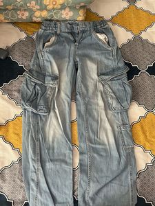 Blue Cargo Jeans