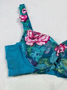 Floral Applique Bra