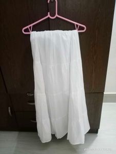 White Ethnic Skirt