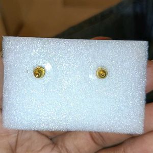 Gold Jhumka Earrings