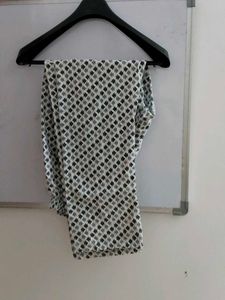 Patterned Cotton Kurti Set