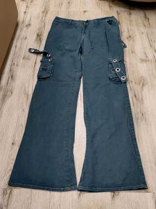 Sc8870 Real Cargo Bootcut Jeans Waist 32