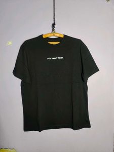 FIVE POINT FOUR Black Graphic T-Shirt