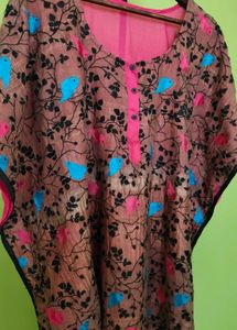 Maya Linen Cotton Kaftan New With Tags