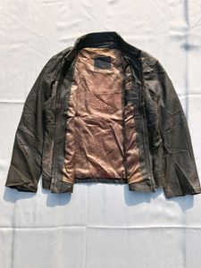 Vintage Brown Leather Jacket