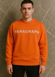 Paragraph Orange Crewneck Sweatshirt