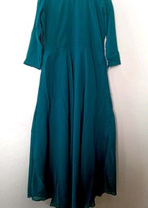 Brand New Elegant Teal Heavy Aari work Kurta