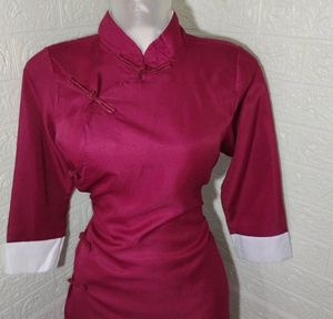 Retro Red Cheogsam For women