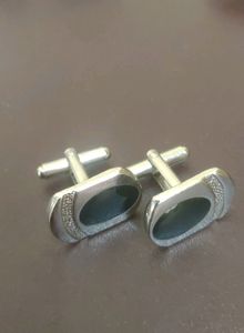 German Silver Egyptian Design Cufflinks
