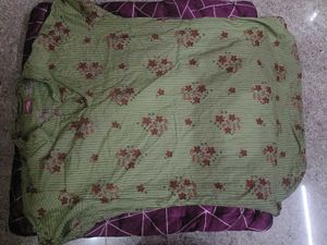 Olive Green Short Kurta – Trendy &amp; Comfortable 🌿