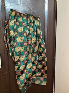 Pretty Peacock Print Suit