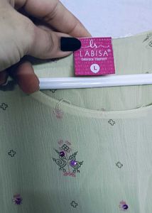 Lime Green Tiered Maxi Dress