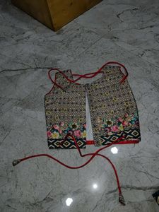 Crop Top Lehenga With Dupatta