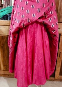 Pink Dress with Embroidery