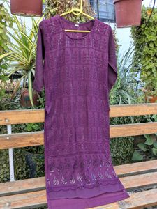 Elegant Purple kurta