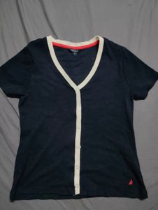NAUTICA half sleeve cardigan