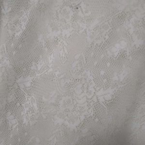 Lace Detail White Top