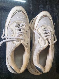 White Sports Shoes Women