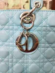 Lady Dior 100%Original Light Blue