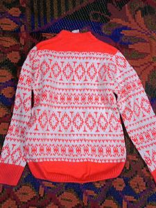 Retro Patterned Sweater