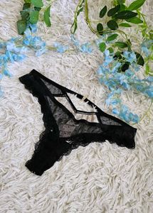Leopard Lace Thong