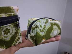 Set of 2 Handmade Pouches