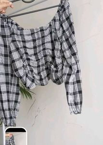 Ruched Cropped Top