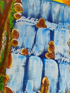 Waterfall Painting 🖌️⛲