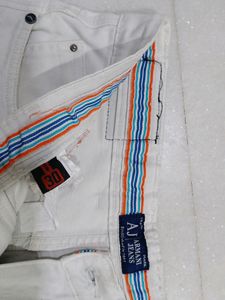 White Cotton Shorts