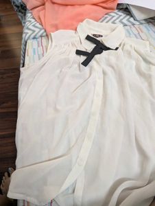 White Formal Top