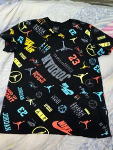 Nike Jordan All Over Print Black T-shirt