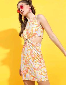 Vibrant Multicolor Bodycon Dress