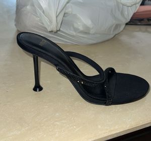 MANGO stone Embellished Party Stilettoes