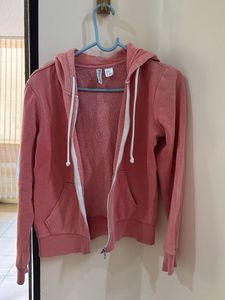 Pink hoodie