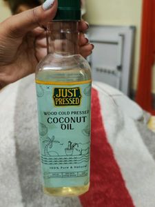 Just Pressed Coconut Oil 80% Left
