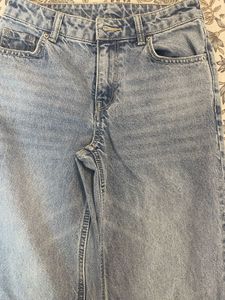 straight leg h&amp;m jeans