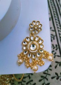 New Beautiful Kundan Plus Diamond Neckpiece Set